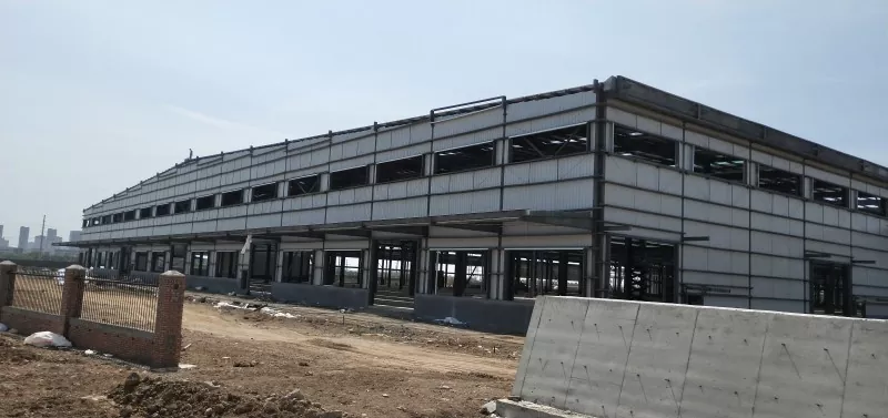 Будівництво збірного модульного сталевого каркасу для логістичного складу