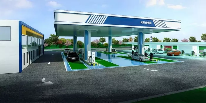Зарядна станція New Energy із сталевим каркасом