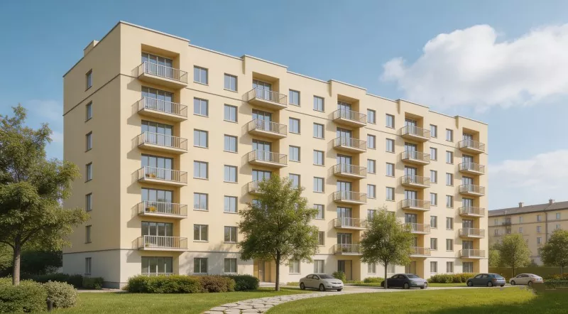 Житловий будинок вчителя сталевої конструкції